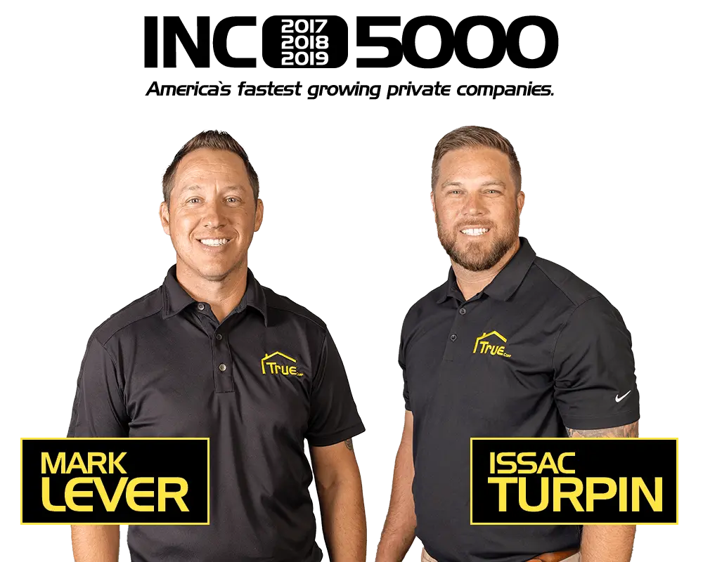 Mark Lever and Issac Turpin, owners of True Aluminum.